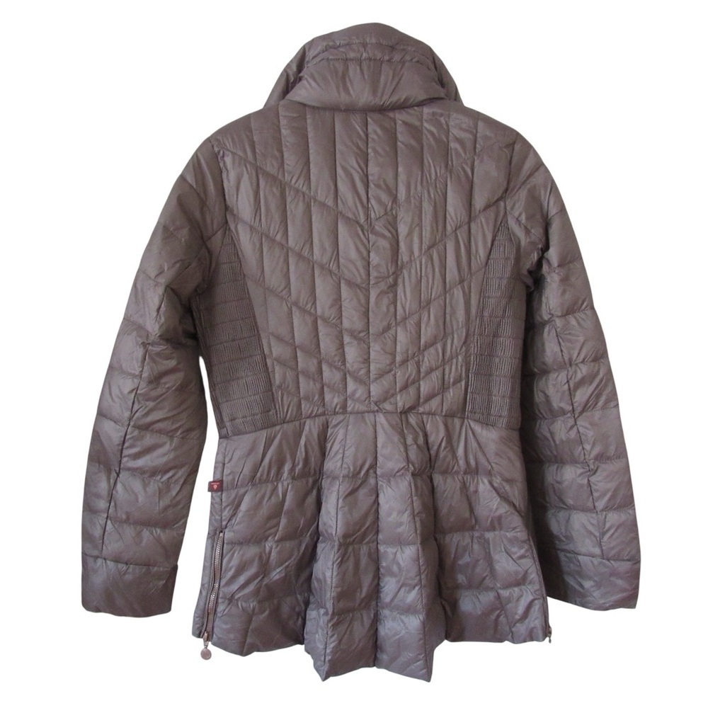 Bernardo Quilted Puffer Coat Jacket Small Primaloft Down Mock Neck FLAW - Picture 2 of 12